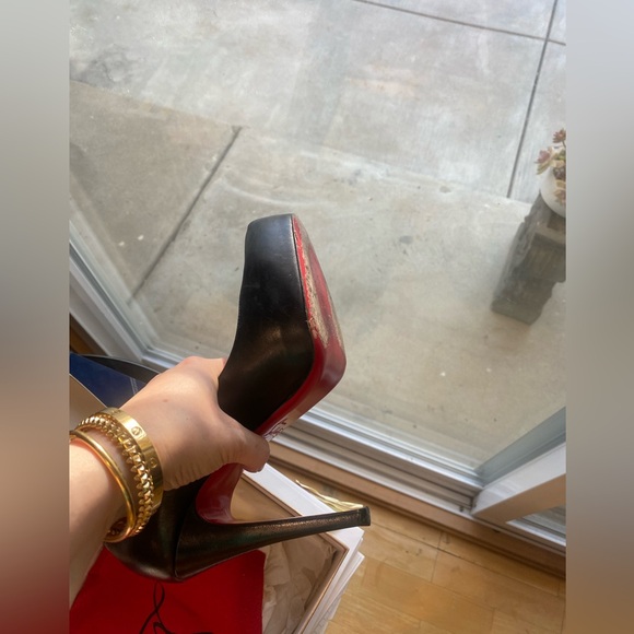 Authentic Christian Louboutin Platform Pumps 37 - Picture 11 of 16
